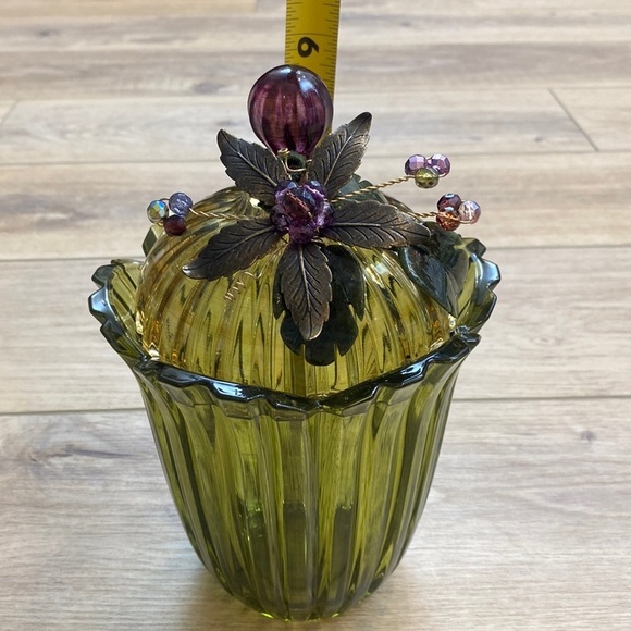Monica Willard Hand Painted‎ Crystal Jar - Picture 10 of 11